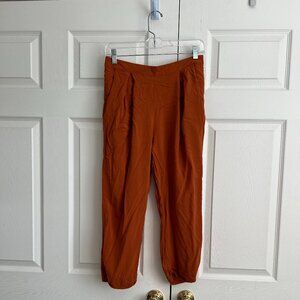 Free People Rust Boho Culottes Cropped Pants Size XS